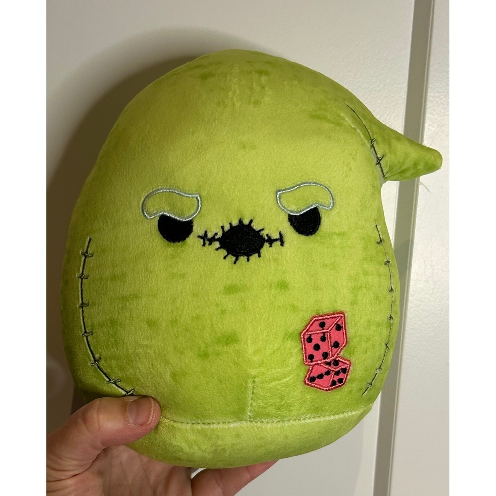 Squishmallows Oogie Boogie Nightmare Before Christmas 10 Inch Green Plush Dice